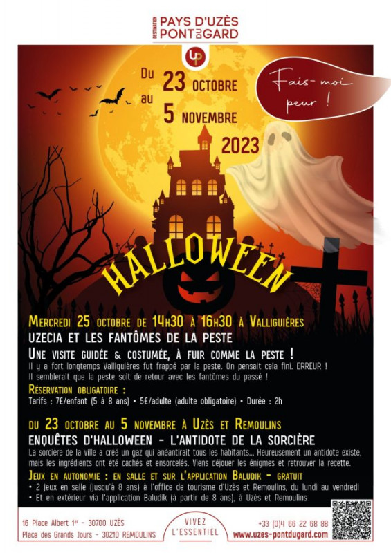 Visite Halloween pour les 5-8 ans