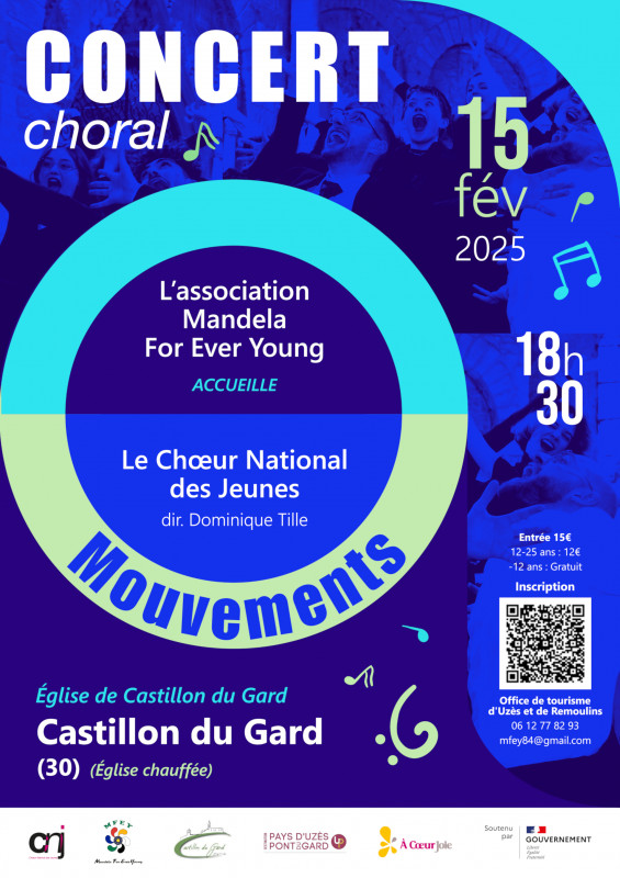 Spectacle chanté a capella - Chorale Nationale des Jeunes_Castillon-du-Gard