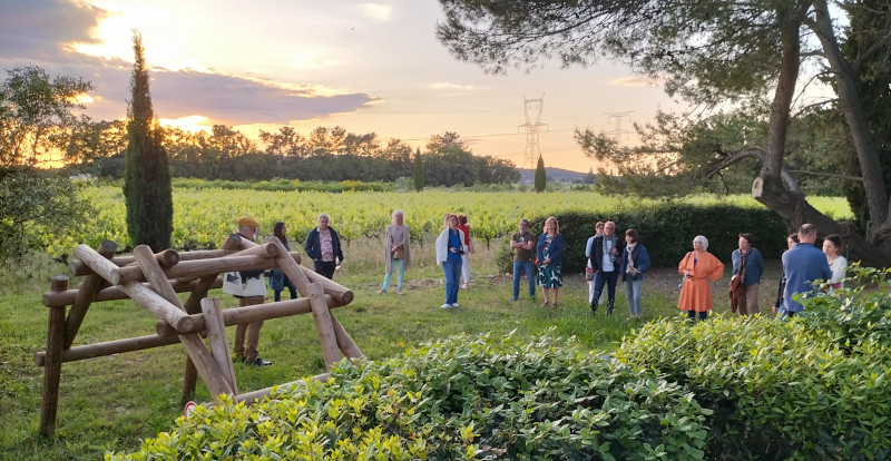 Avril en balade, Balade dans le parc du château
