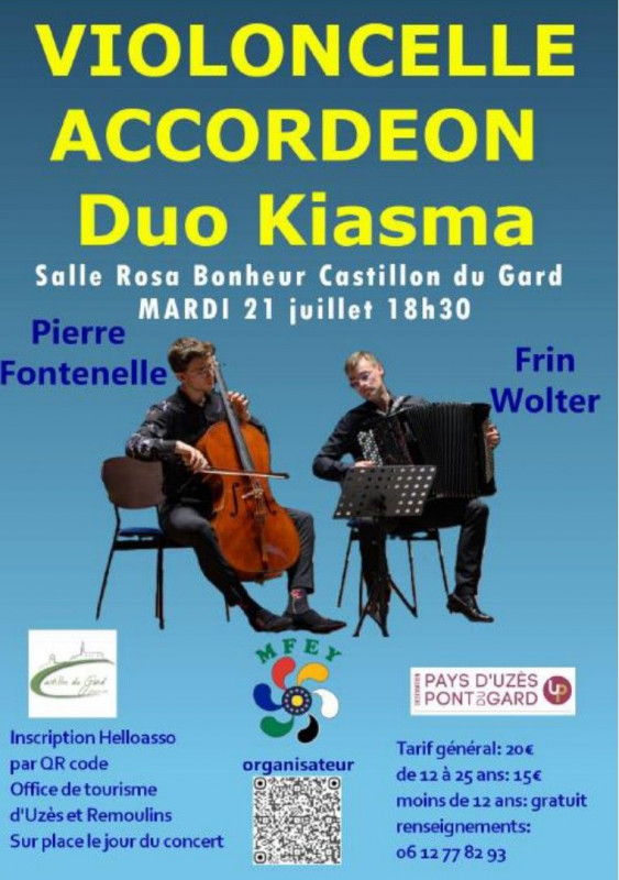 Concert - Duo violon et violoncelle_Castillon-du-Gard